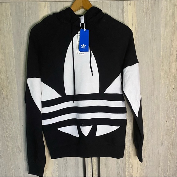 Adidas Originals Big Trefoil Hoodie Pullover - Picture 3 of 5